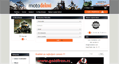 Desktop Screenshot of motodelovi.com