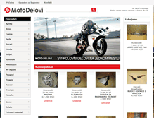 Tablet Screenshot of motodelovi.net